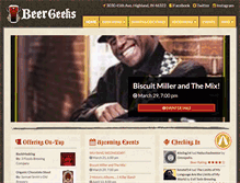 Tablet Screenshot of beergeekspub.com